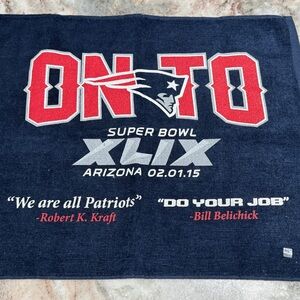 Super Bowl XLIX Towel - Navy and Red